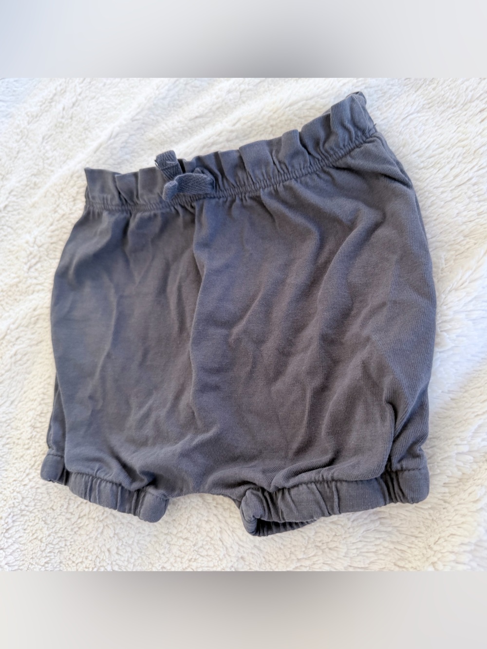 Pehr ruffle Elastic Waist Deep Sea shorts 6-12m